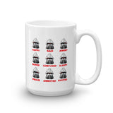Moods Cylon Emotion Chart Mashup Parody Mug + House Of HaHa Best Cool Funniest Funny Gifts