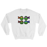 Ninja Turtles Perler Art Sweatshirt by Aubrey Silva + House Of HaHa Best Cool Funniest Funny Gifts
