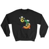 Why was 6 Afraid of 7 Seven Ate Nine Cute Zombie Pun Sweatshirt + House Of HaHa Best Cool Funniest Funny Gifts