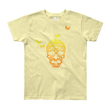 Butterfly Skull Youth Short Sleeve T-Shirt - Made in USA - House Of HaHa