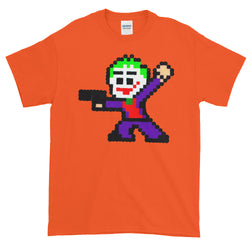 Joker Perler Art Short-Sleeve Men's T-Shirt by Silva Linings + House Of HaHa Best Cool Funniest Funny Gifts