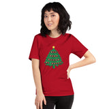 Funny Christmas Tree Unisex T-Shirt + House Of HaHa Best Cool Funniest Funny Gifts