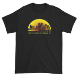 SUN'S A BITCH | Phoenix, AZ Skyline Men's Short Sleeve T-Shirt + House Of HaHa Best Cool Funniest Funny Gifts