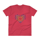 Rainbow Female Gender Venus Symbol Heart Love Unity V-Neck T-Shirt + House Of HaHa Best Cool Funniest Funny Gifts