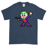 Joker Perler Art Short-Sleeve Men's T-Shirt by Silva Linings + House Of HaHa Best Cool Funniest Funny Gifts