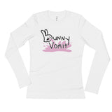 Bunny Vomit Logo Ladies' Long Sleeve T-Shirt - House Of HaHa