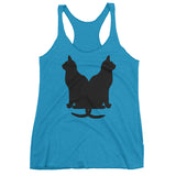 Black Cats Lucky Corset Women's Tank Top + House Of HaHa Best Cool Funniest Funny Gifts