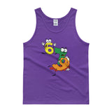 Why was 6 Afraid of 7 Seven Ate Nine Cute Zombie Pun Tank top + House Of HaHa Best Cool Funniest Funny Gifts