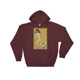 Mummy Pin-Up Heavy Hooded Hoodie Sweatshirt + House Of HaHa Best Cool Funniest Funny Gifts