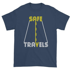 Safe Travels Vacation Road Trip Highway Driving Men's T-Shirt + House Of HaHa Best Cool Funniest Funny Gifts