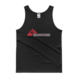 Ninjas without Borders Martial Arts Ninjutsu Fighter Men's Tank Top + House Of HaHa Best Cool Funniest Funny Gifts