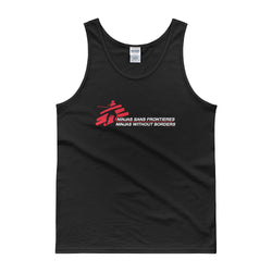 Ninjas without Borders Martial Arts Ninjutsu Fighter Men's Tank Top + House Of HaHa Best Cool Funniest Funny Gifts