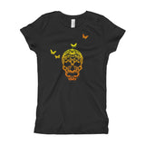 Butterfly Skull Girl's Princess T-Shirt - House Of HaHa