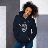 Skull of Butterflies Unisex Butterfly Hoodie for Women and Men + House Of HaHa Best Cool Funniest Funny Gifts
