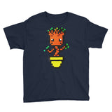 Baby Groot Perler Art Youth Short Sleeve T-Shirt by Aubrey Silva + House Of HaHa Best Cool Funniest Funny Gifts