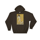Mummy Pin-Up Heavy Hooded Hoodie Sweatshirt + House Of HaHa Best Cool Funniest Funny Gifts
