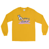 Bunny Vomit Logo Long Sleeve Mens T-Shirt - House Of HaHa