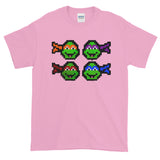 Ninja Turtles Perler Art Short-Sleeve T-Shirt by Aubrey Silva + House Of HaHa Best Cool Funniest Funny Gifts