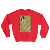 Mummy Pin-Up Men's Sweatshirt + House Of HaHa Best Cool Funniest Funny Gifts