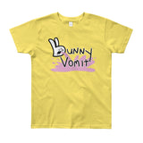 Bunny Vomit Logo Youth Short Sleeve T-Shirt -Made in USA - House Of HaHa