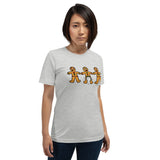 Gingerbread Men Christmas Cookies Joke T-Shirt + House Of HaHa Best Cool Funniest Funny Gifts