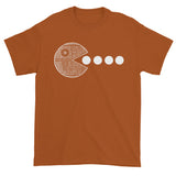 PAC's No Moon! Death Star Pac Man Mashup Men's Short Sleeve T-Shirt + House Of HaHa Best Cool Funniest Funny Gifts