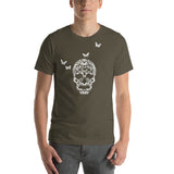 Butterfly Skull T-Shirt + House Of HaHa Best Cool Funniest Funny Gifts