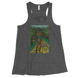 Walkers Of Oz: Zombie Wizard of Oz Cornfield Parody  Women's Flowy Racerback Tank Top + House Of HaHa Best Cool Funniest Funny Gifts
