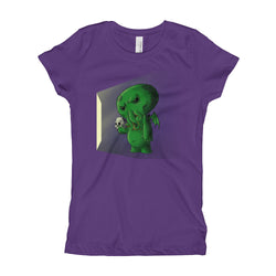 Midnight Snack Chibi Cthulhu Girl's Princess T-Shirt + House Of HaHa Best Cool Funniest Funny Gifts