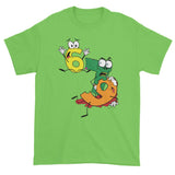 Why was 6 Afraid of 7 Seven Ate Nine Cute Zombie Pun Short sleeve t-shirt + House Of HaHa Best Cool Funniest Funny Gifts