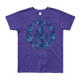 Puzzle Peace Sign Autism Spectrum Asperger Awareness Youth Short Sleeve T-Shirt - Made in USA + House Of HaHa Best Cool Funniest Funny Gifts