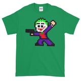 Joker Perler Art Short-Sleeve Men's T-Shirt by Silva Linings + House Of HaHa Best Cool Funniest Funny Gifts