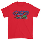 Eggcelsior! Marvel's Avengers Stan Lee Parody Portrait Excelsior Men's Short Sleeve T-Shirt + House Of HaHa Best Cool Funniest Funny Gifts