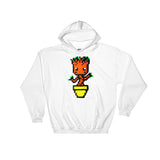 Baby Groot Perler Art Hooded Sweatshirt by Aubrey Silva + House Of HaHa Best Cool Funniest Funny Gifts