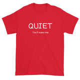 Quiet You'll Wake Me Tired Sleepy Funny Cute Joke Men's Short Sleeve T-Shirt + House Of HaHa Best Cool Funniest Funny Gifts
