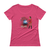 Red Skirts: Ensign Mutai  Ladies' Scoopneck T-Shirt + House Of HaHa Best Cool Funniest Funny Gifts