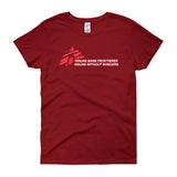 Ninjas without Borders Martial Arts Ninjutsu Fighter Women's Short Sleeve T-Shirt + House Of HaHa Best Cool Funniest Funny Gifts