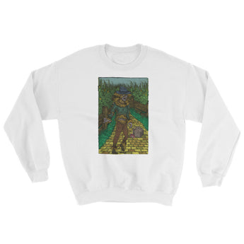 Walkers Of Oz: Zombie Wizard of Oz Cornfield Parody  Men's Sweatshirt + House Of HaHa Best Cool Funniest Funny Gifts