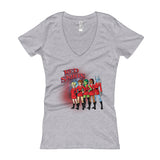 Red Skirts Security Team Women's V-Neck T-Shirt - House Of HaHa