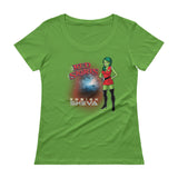 Red Skirts: Ensign Sheva Ladies' Scoopneck T-Shirt + House Of HaHa Best Cool Funniest Funny Gifts