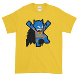 Batman Perler Art Men's Short-Sleeve T-Shirt by Silva Linings + House Of HaHa Best Cool Funniest Funny Gifts