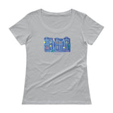 My Three Loves San Francisco Ladies' Scoopneck T-Shirt by Nathalie Fabri + House Of HaHa Best Cool Funniest Funny Gifts