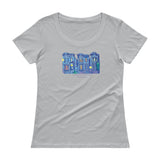 My Three Loves San Francisco Ladies' Scoopneck T-Shirt by Nathalie Fabri + House Of HaHa Best Cool Funniest Funny Gifts