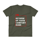 I'm Outside of Your Comfort Zone Non Conformist Men's V-Neck T-Shirt + House Of HaHa Best Cool Funniest Funny Gifts