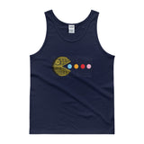 PAC-MOON Death Star Pac-Man Mashup Men's Tank top by Aaron Gardy + House Of HaHa Best Cool Funniest Funny Gifts