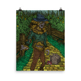 Walkers Of Oz: Zombie Wizard of Oz Cornfield Parody Photo Paper Poster + House Of HaHa Best Cool Funniest Funny Gifts