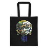 I'd Rather Be Punishing Punisher Fishing Parody Double Sided Print Tote bag + House Of HaHa Best Cool Funniest Funny Gifts