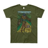 Walkers Of Oz: Zombie Wizard of Oz Cornfield Parody  Youth Short Sleeve T-Shirt + House Of HaHa Best Cool Funniest Funny Gifts