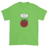 I am Fruit Tomato Guardians Groot Mashup Parody Short Sleeve T-shirt + House Of HaHa Best Cool Funniest Funny Gifts