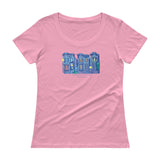 My Three Loves San Francisco Ladies' Scoopneck T-Shirt by Nathalie Fabri + House Of HaHa Best Cool Funniest Funny Gifts